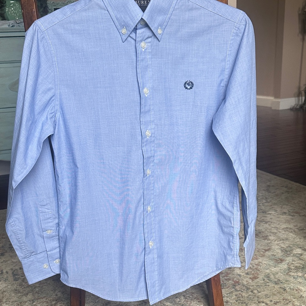 Polo by Ralph Lauren Kids Sky Blue Button-Down Shirt